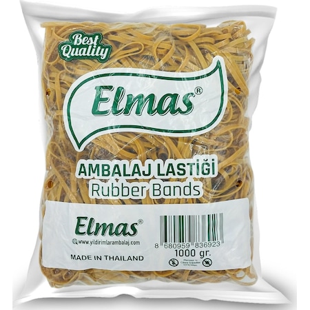 180 X 5 Mm Elmas Ambalaj Lastiği 1000 Gram