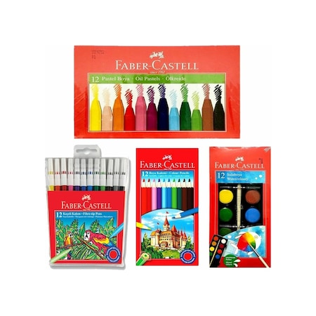 Faber Castell 4'lü Boyama Seti