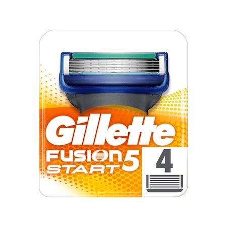 Gillette Fusion5 Start Yedek Tıraş Bıçağı 4'lü