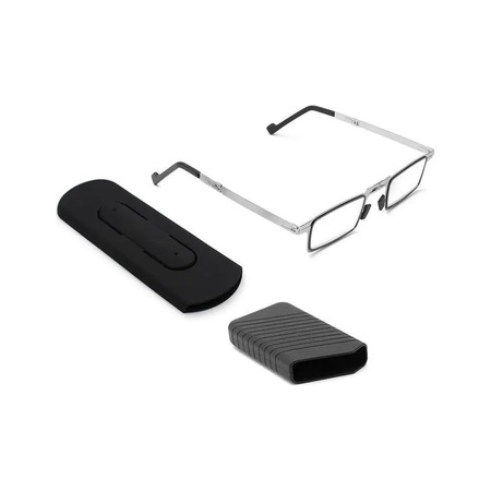 Zuxubultra Hafif Yüksek Çözünürlüklü Katlanabilir Mavi Işık Karşıtı Presbyopia Gözlükleri Karpuz Kırmızı +300