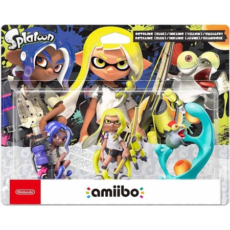 Splatoon 3 Amiibo - 3in1 Pack Octoling Blue Inklink Yellow Smallf