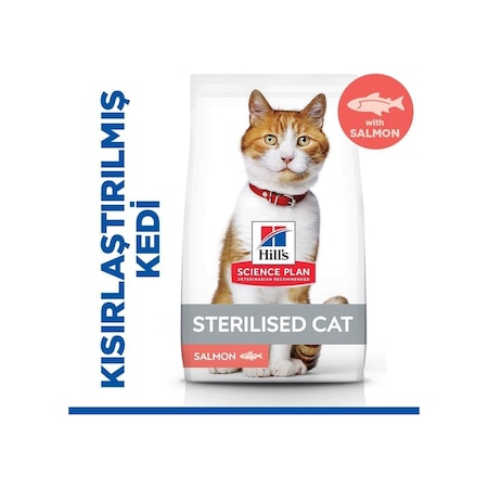 Hill's Kısırlaştırılmış Somonlu Yetişkin Kedi Maması 10 KG