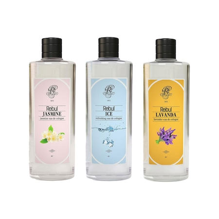 Rebul Ice + Jasmine + Lavanta Kolonya 3 x 250 ML