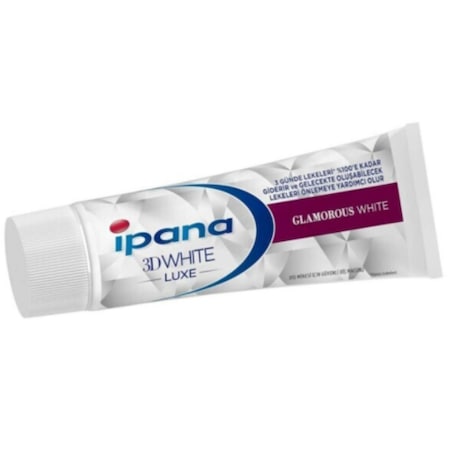 Ipana 3 Boyutlu Beyazlık Luxe Glamorous White Diş Macunu Hassas Beyazlık 75 ML