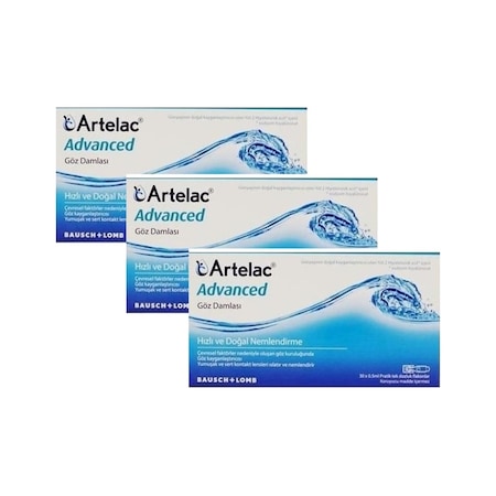 Artelac Advanced 30X0.5ML Göz Damlası X 3 Adet