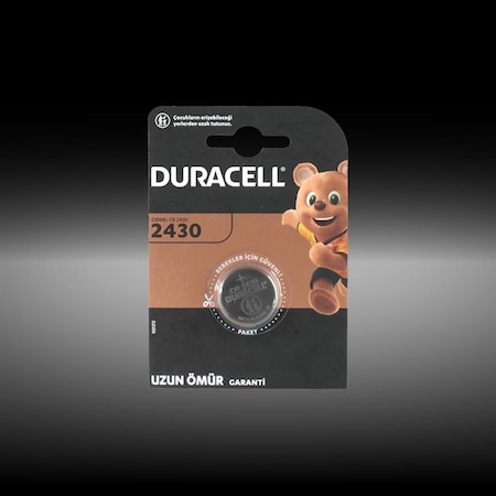 Duracell CR2430 Lityum Düğme Pil 3V Tekli