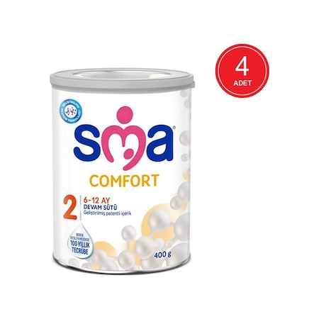 Sma Comfort 2 Devam Sütü 6-12 Ay 4 x 400 G