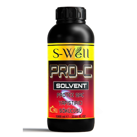 S-Well Pro-C Solvent Protez Saç Bant Sökücüsü 1 L