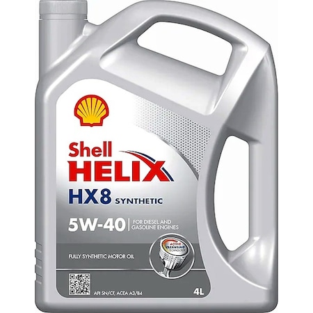 Shell Helix Hx8 Synthetic 5W-40 Tam Sentetik Motor Yağı 4 L