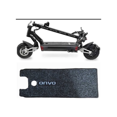 Elektrikli Scooter Aksesuar Koruyucu Paspas Onvo Rx-4 Rx4 Rx-4 Uyumlu Onvo Amblem Armalı