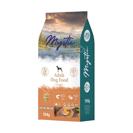 Mystic Az Tahıllı Somonlu Yetişkin Köpek Maması 15 KG