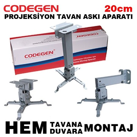 Codegen P20 20Cm Tavan Askı Aparatı Universal