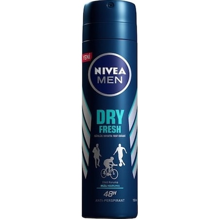 Nivea Dry Fresh Erkek Sprey Deodorant 150 ML