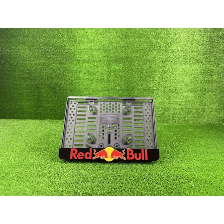 Plakam54 Redbull Siyah 3d Pleksi Motor Plakalığı