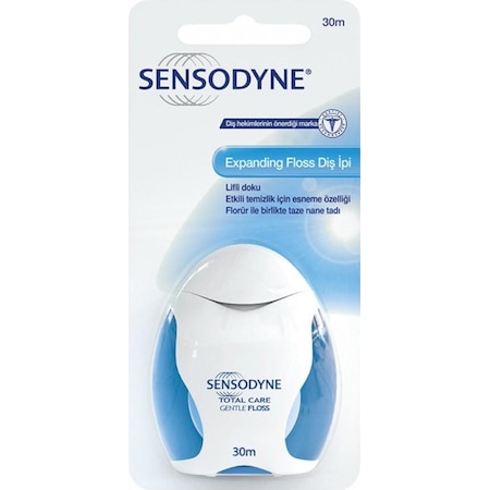 Sensodyne Expanding Gentle Floss Nane Aromalı Diş İpi 30 M