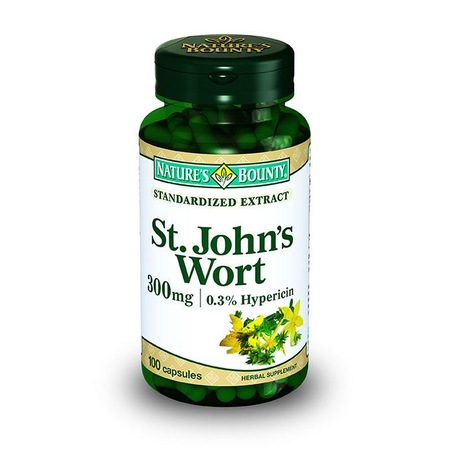 Nature's Bounty St. Johns Wort 300 MG 100 Kapsül