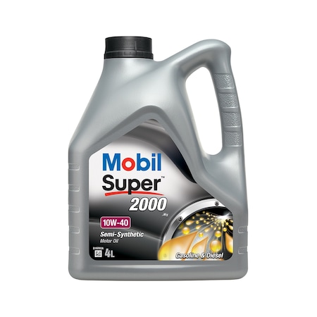 Mobil Super 2000 X1 10W-40 Yarı Sentetik Motor Yağı 4 L