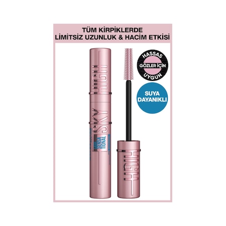 Maybelline New York Lash Sensational Sky High Suya Dayanıklı Waterproof Maskara