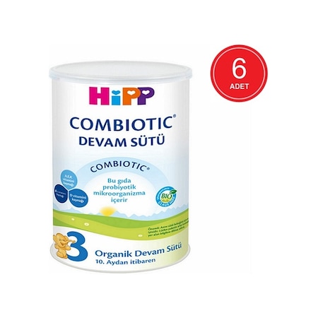 Hipp 3 Organik Combiotic Devam Sütü 10+ Ay 6 X 350 G