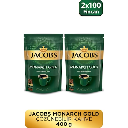 Jacobs Monarch Gold Granül Kahve 2 x 200 G