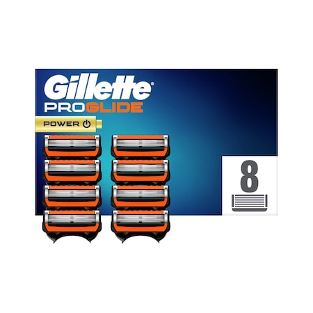 Gillette Fusion Proglide Power Yedek Başlık 8'li