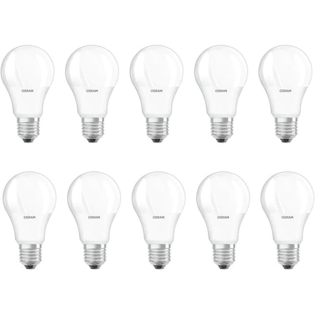 Osram 8.5 W E27 6500 K 806 Lümen Led Ampul 10’lu Beyaz Işık