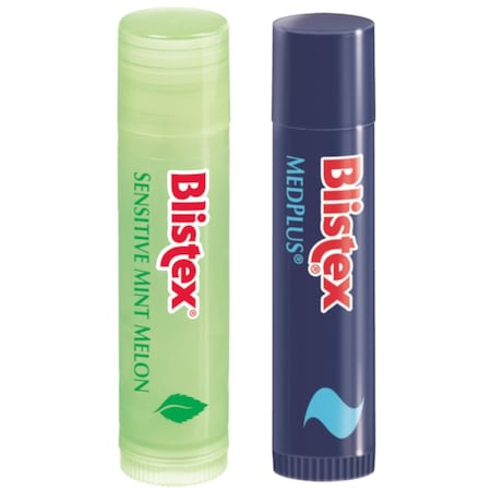 Blistex Kuruyan ve Çatlayan Dudaklara Medplus Stick SPF15 4.25 G + Sensitive Mint Melon Dudak Bakım Kremi