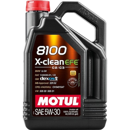 Motul 8100 X Clean Efe 5W-30 Tam Sentetik Motor Yağı 4 L