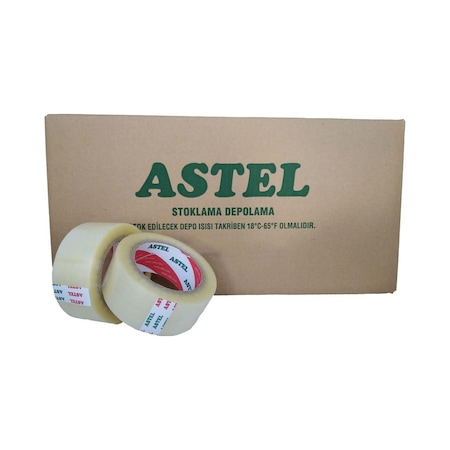 Astel Koli Bandı 45X100 Şeffaf 60 Adet