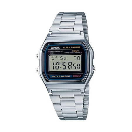 Casio A158WA-1DF Retro Erkek Kol Saati