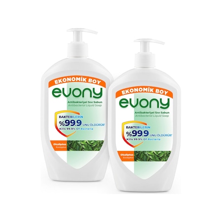 Evony Antibakteriyel Sıvı Sabun Okaliptus 2 x 700 ML