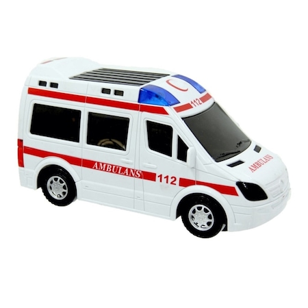 Prestij Oyuncak Pilli Sesli Işıklı 112 Ambulans Oyuncak