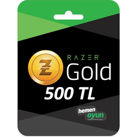 500 TL Razer Gold 500 TL Razer Gold E-Pin