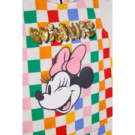 Supermino Minnie Mouse Lisanslı Kız Çocuk 2'li Takım Mn21810-multıcolor