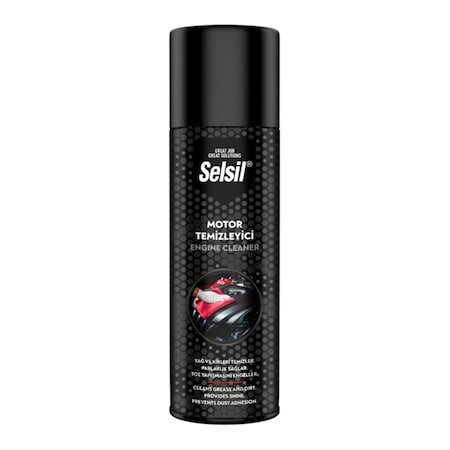 Selsil Susuz Motor Temizleme Spreyi Engine Cleaner 500Ml Motor Temizleyici