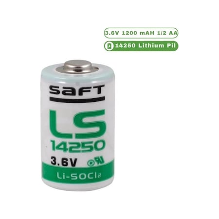 Saft Ls14250 - 1/2 Aa 3.6v Li-socı2 Lithium Pil