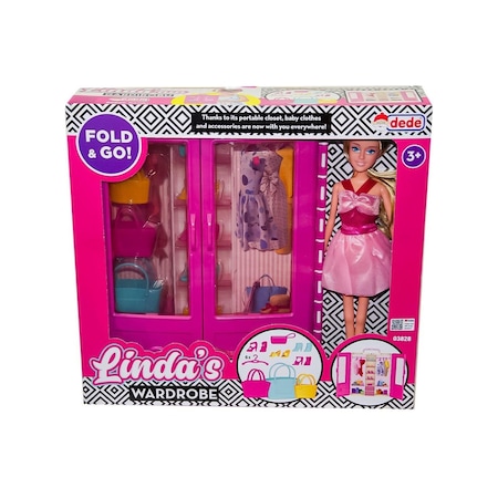 Fen Toys Linda'nın Bebekli Gardırobu 03828