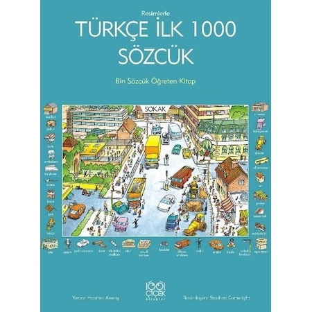 Resimlerle Türkçe İlk 1000 Sözcük - Heather Amery - 1001 Çiçek