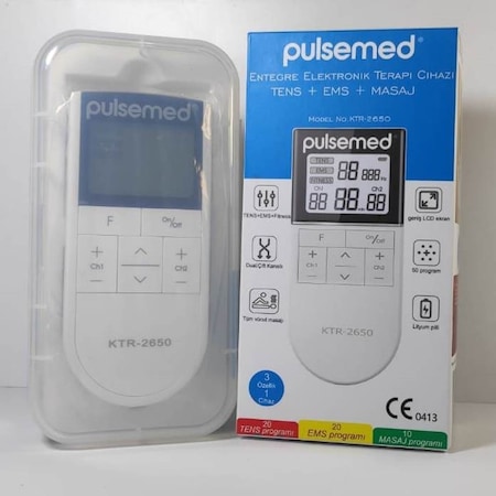 Pulsemed Ktr 2650 Tens Ems Masaj Cihazı Şarjlı ve Pilli