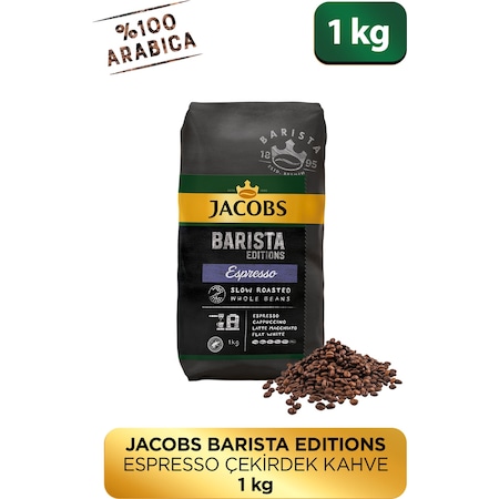 Jacobs Barista Editions Çekirdek Kahve %100 Arabica Espresso 1 KG