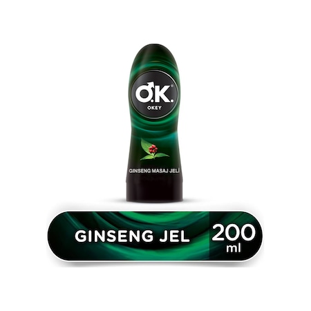 Okey Ginseng Masaj Jeli 200 ML