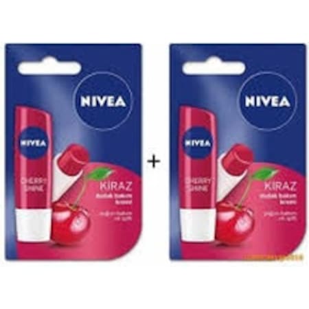 Nivea Lipstick Kiraz Dudak Bakım Kremi 2'li