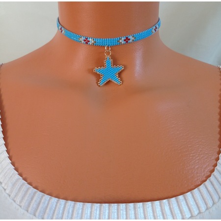 Miyuki Yıldız Choker Kolye