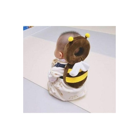 Bebek Kafa Koruyucu Kahverengi - Sarı