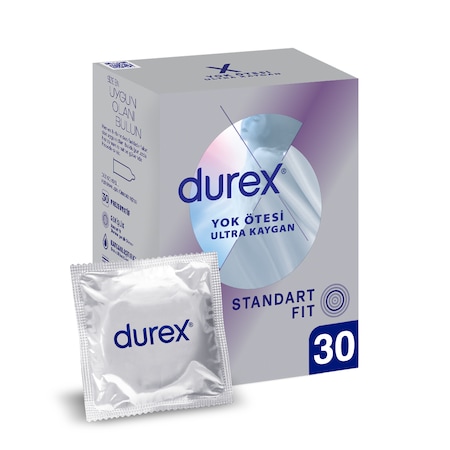 Durex Yok Ötesi Ultra Kaygan Prezervatif 30'lu