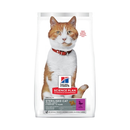 Hill's Ördek Etli Kısırlaştırılmış Yetişkin Kedi Maması 10 KG