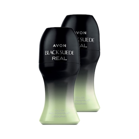 Avon Black Suede Real Erkek Roll-On Deodorant 2 x 50 ML