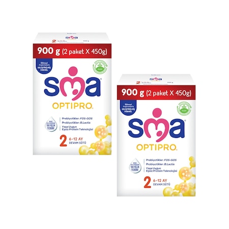 Sma Optipro 2 Probiyotik Devam Sütü 900 Gr 2 Adet