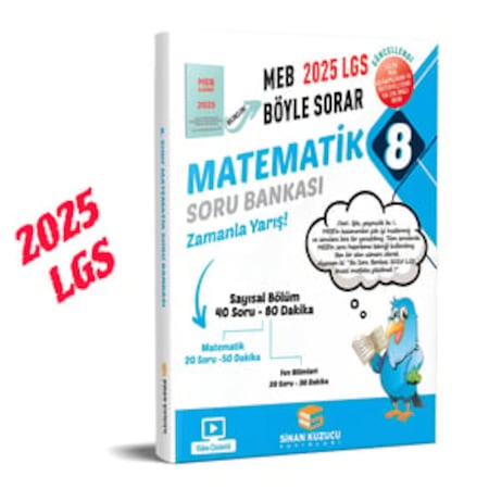 Sinan Kuzucu 8. Sınıf 2025 Meb Böyle Sorar Matematik Soru Bankası