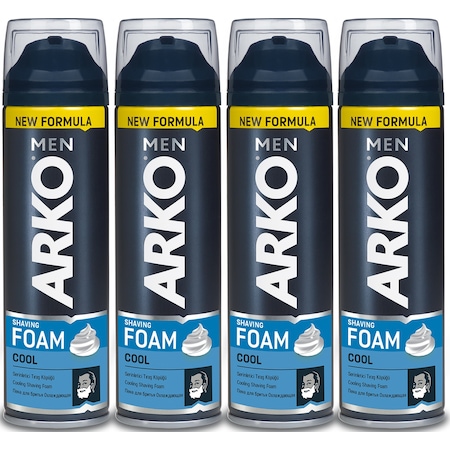 Arko Men Cool Tıraş Köpüğü 4 x 200 ML